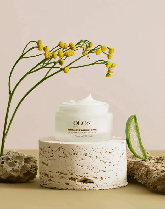 Olos Crema Viso Acido Glicolico Notte 50 ml