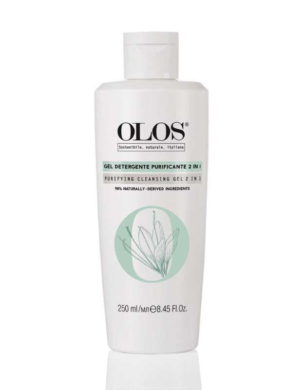 Olos – Linea Purificante – Gel Detergente Purificante Viso 2 in 1 – 250ml