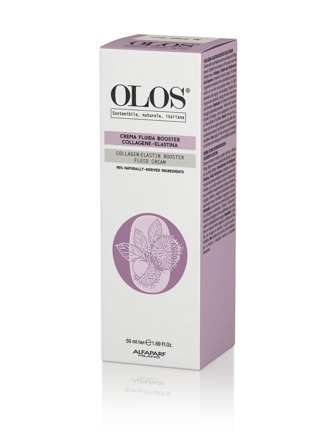 Olos Crema Viso Fluida Booster Collagene Elastina 50ml
