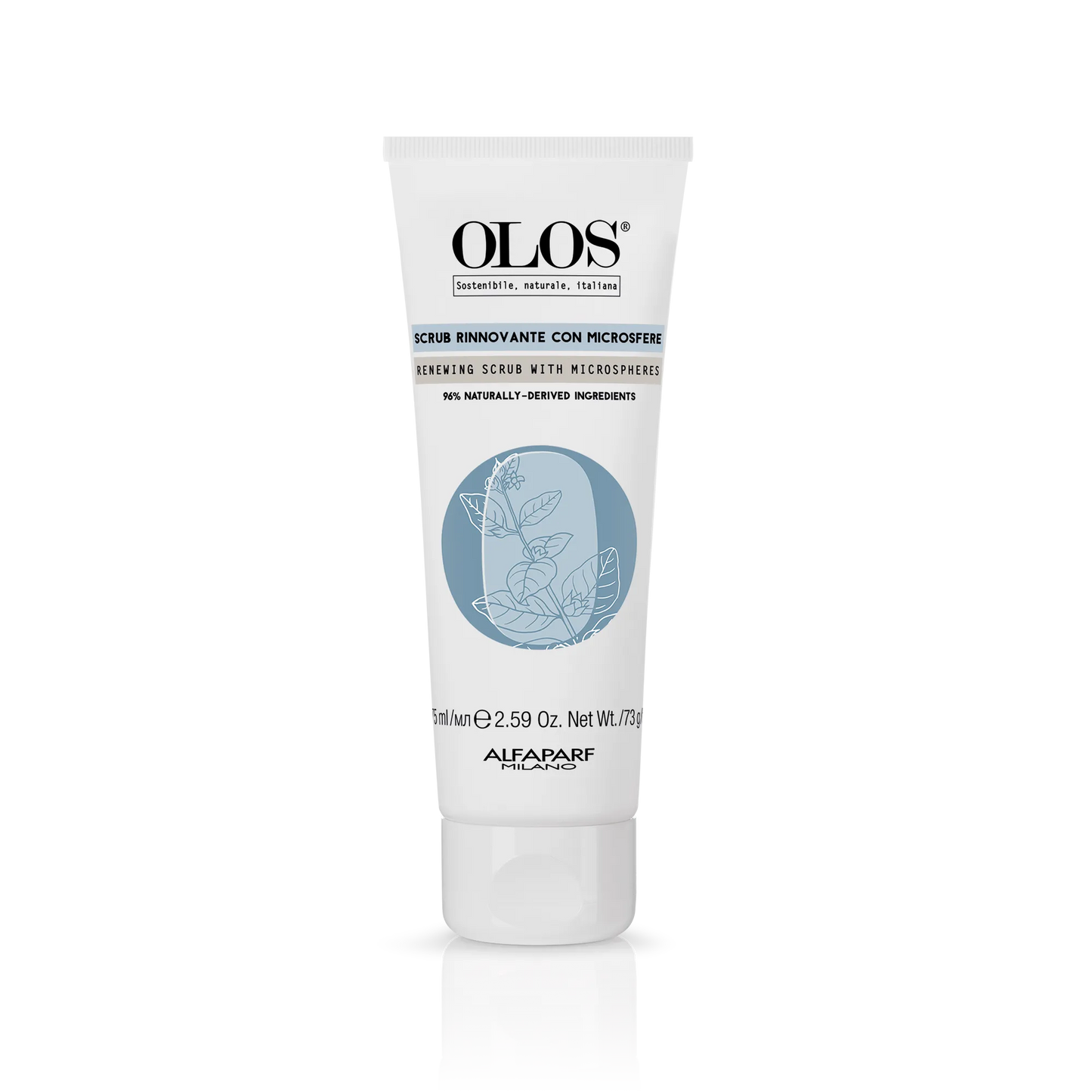 Olos – Linea Idratante – Scrub Rinnovante Viso con Microsfere 75ml