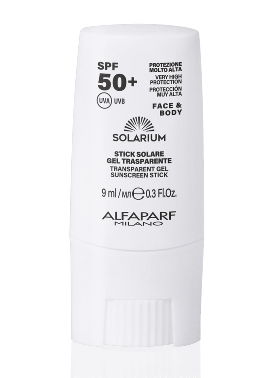 Solarium Stick Solare Gel Trasparente 50+ Viso e Corpo 9ml