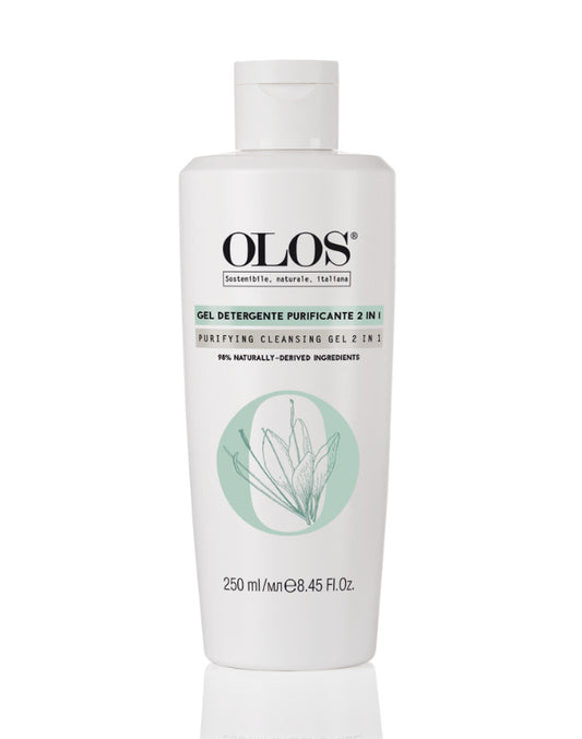 Olos – Linea Purificante – Gel Detergente Purificante Viso 2 in 1 – 250ml